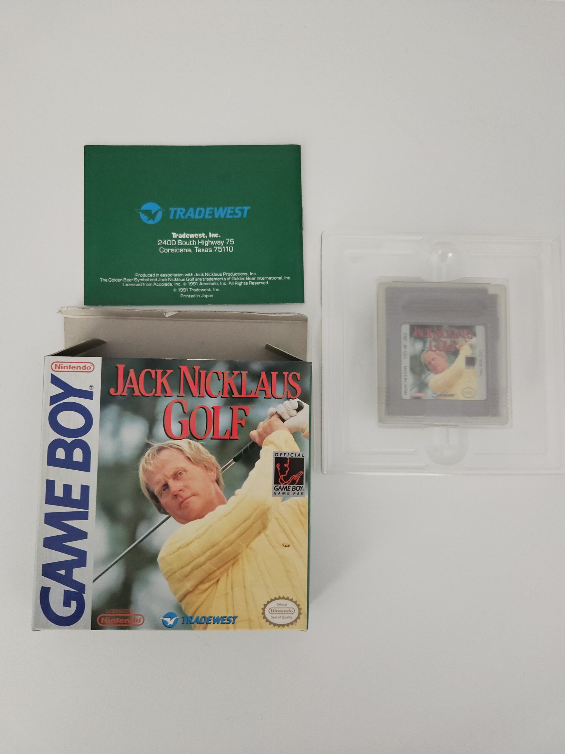 Jack Nicklaus Golf for Nintendo Gameboy New in box on sale